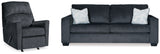 Altari Slate Queen Sofa Sleeper and Recliner from Ashley - Luna Furniture