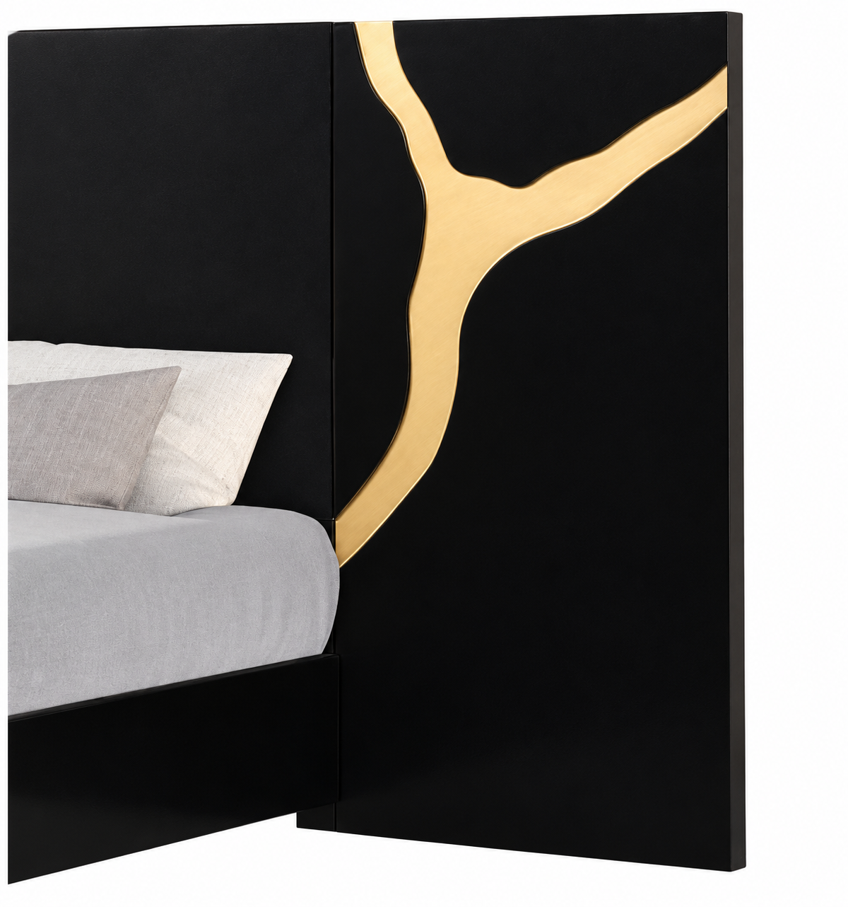 Goldsberg Black/Gold 2-Piece Wall Panel