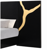 Goldsberg Black/Gold 2-Piece Wall Panel