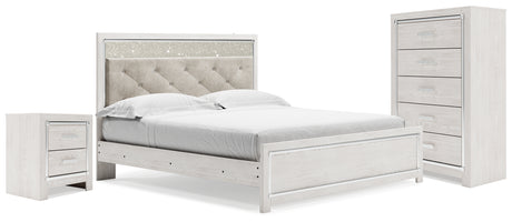 Altyra King Panel Bed, Chest and 2 Nightstands from Ashley - Luna Furniture