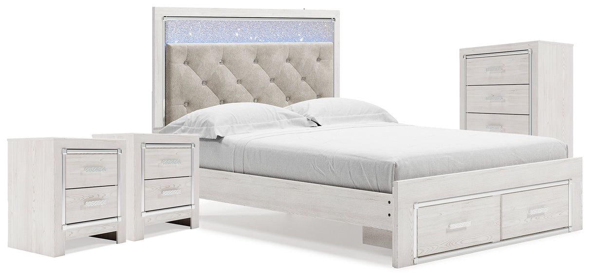 Altyra Queen Storage Bed, Chest and 2 Nightstands from Ashley - Luna Furniture