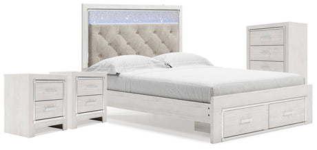 Altyra Queen Storage Bed, Chest and 2 Nightstands from Ashley - Luna Furniture