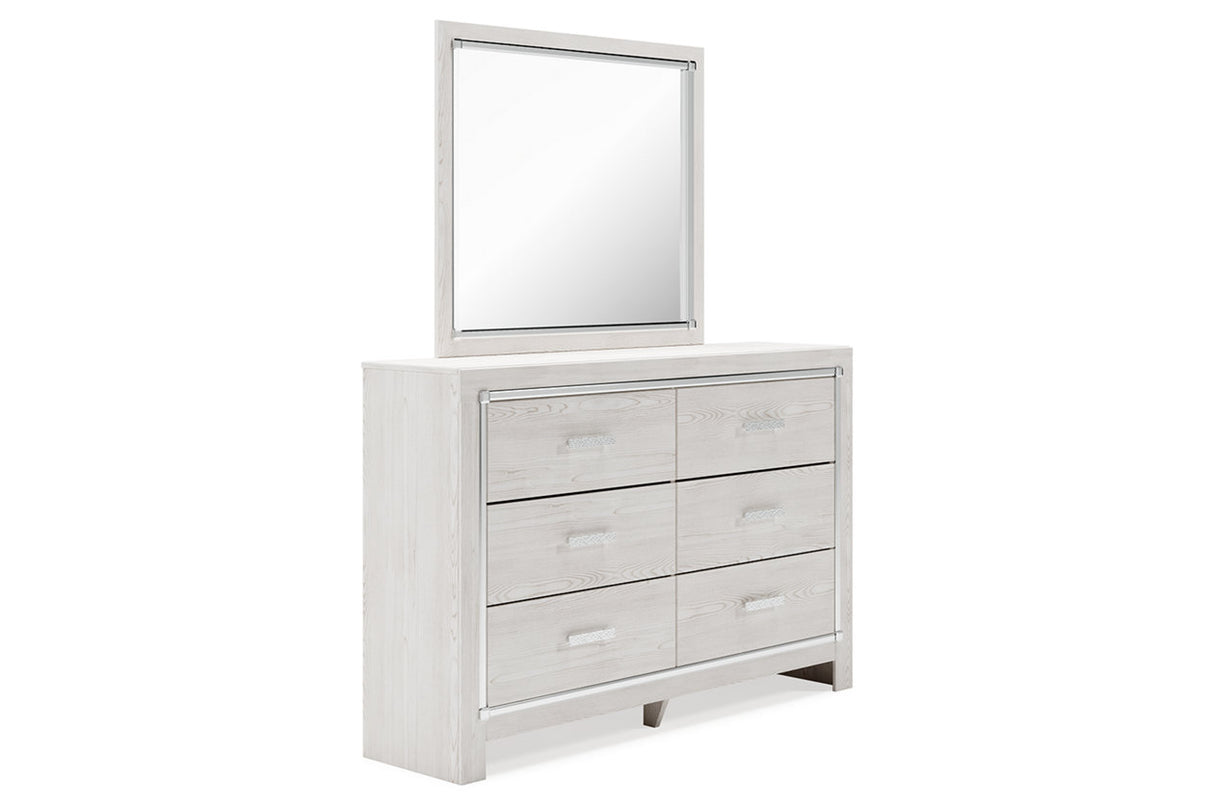 Altyra White Dresser and Mirror from Ashley - Luna Furniture