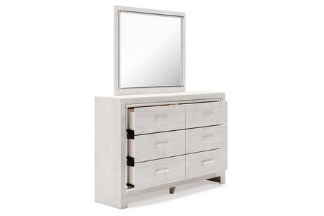 Altyra White Dresser and Mirror from Ashley - Luna Furniture