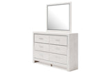 Altyra White Dresser and Mirror from Ashley - Luna Furniture