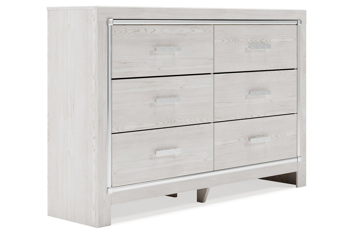 Altyra White Dresser and Mirror from Ashley - Luna Furniture
