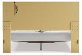 Altyra White King Upholstered Storage Panel Bed from Ashley - Luna Furniture