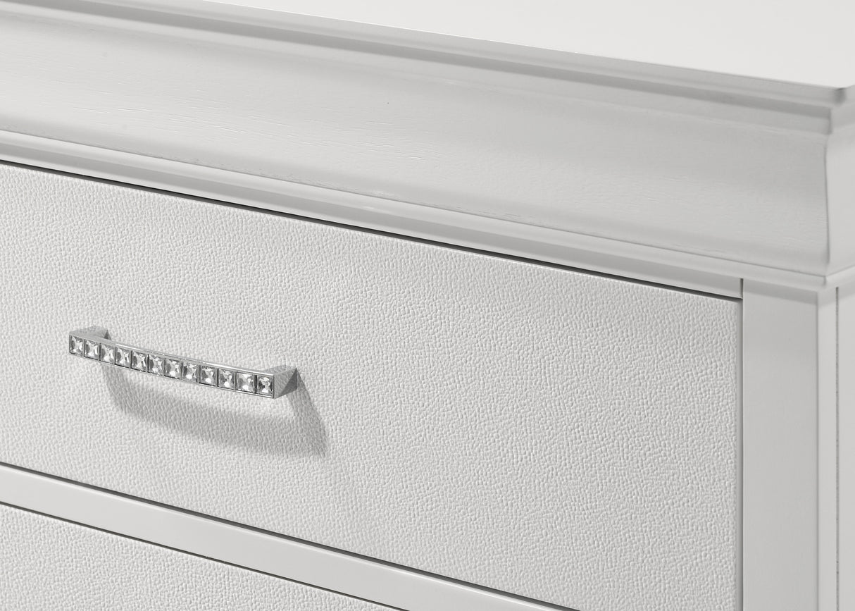 Amalia White Dresser from Crown Mark - Luna Furniture