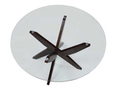 Amalie Walnut/Gray Round Dining Room Set from Steve Silver - Luna Furniture