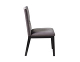Amalie Side Chair, Grey Velvet, Set of 2 from Steve Silver - Luna Furniture