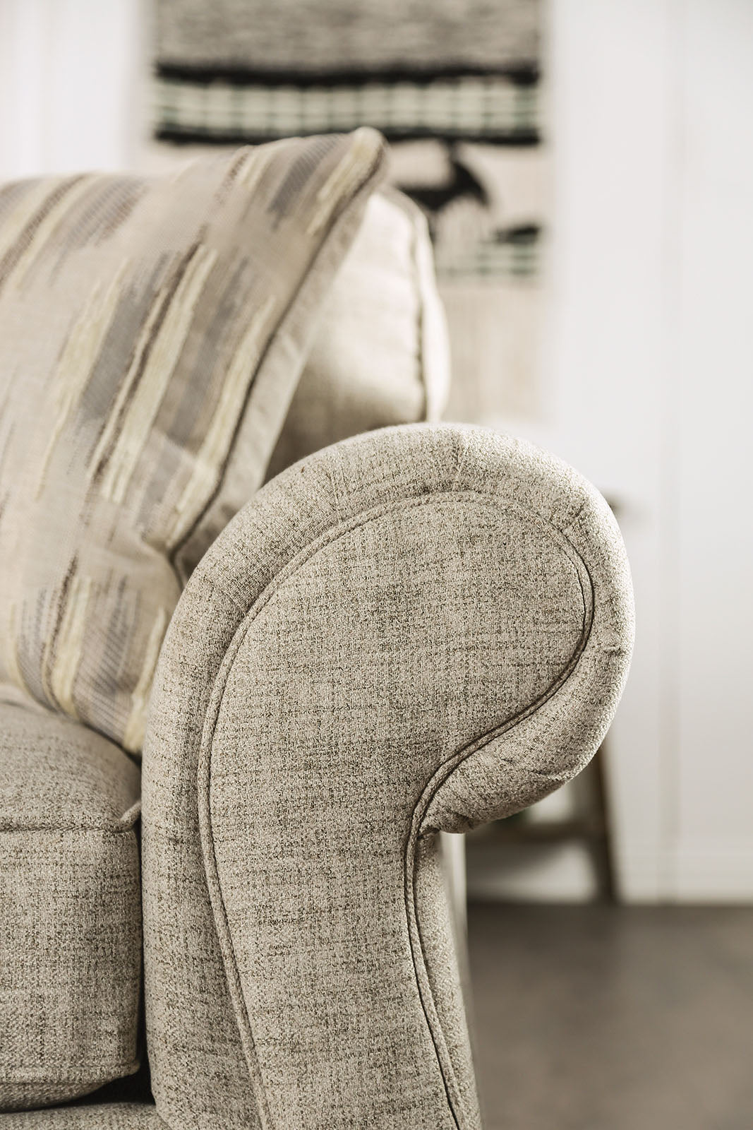 Amaya Cream Loveseat from Furniture of America - Luna Furniture