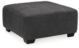 Ambee Slate 3-Piece Sectional with Ottoman from Ashley - Luna Furniture
