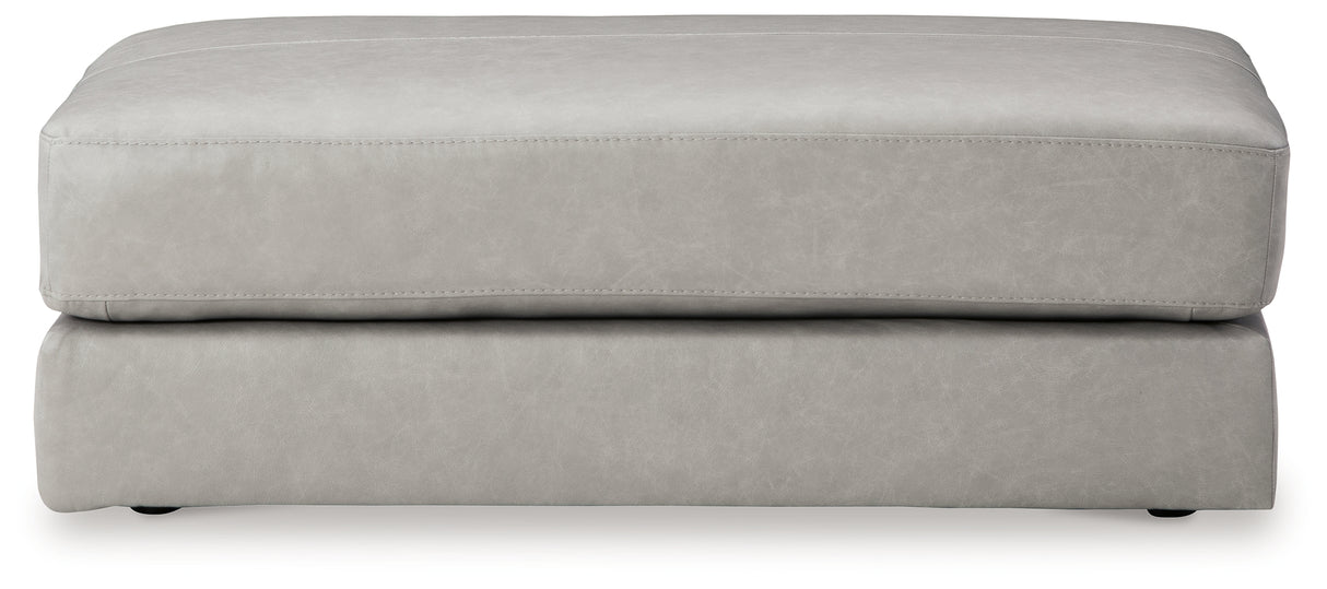 Amiata Glacier 2-Piece Sectional with Ottoman from Ashley Furniture - Luna Furniture