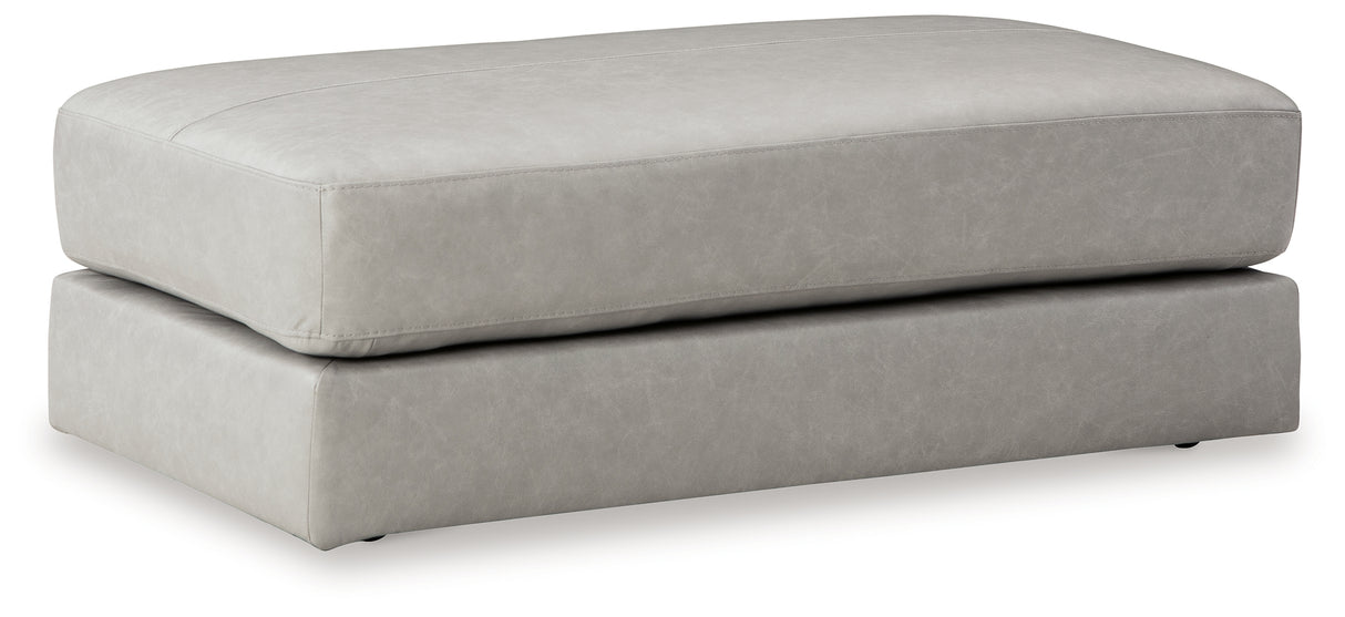 Amiata Glacier 2-Piece Sectional with Ottoman from Ashley Furniture - Luna Furniture