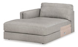 Amiata Glacier Leather 2-Piece LAF Chaise Sectional from Ashley - Luna Furniture