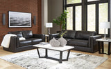 Amiata Onyx Leather Living Room Set from Ashley - Luna Furniture