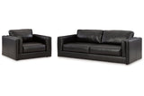 Amiata Onyx Sofa and Oversized Chair from Ashley - Luna Furniture