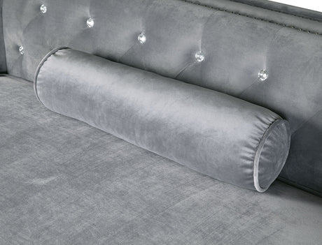 Amie Gray Sectional from Furniture of America - Luna Furniture