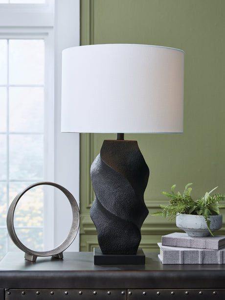 Amillion Black Table Lamp from Ashley - Luna Furniture