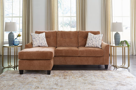 Amity Bay Clay Sofa Chaise from Ashley - Luna Furniture