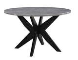 Amy Black/Gray Round Dining Room Set from Steve Silver - Luna Furniture