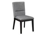 Amy Black/Gray Round Dining Room Set from Steve Silver - Luna Furniture