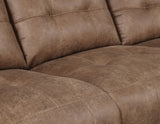 Anastasia Cocoa 3-Piece Reclining Sectional from Steve Silver - Luna Furniture