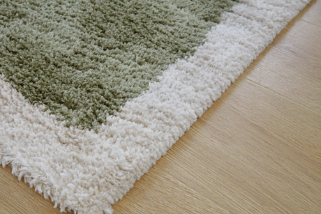 Anburgh Green/Gray/Ivory Medium Rug from Ashley - Luna Furniture