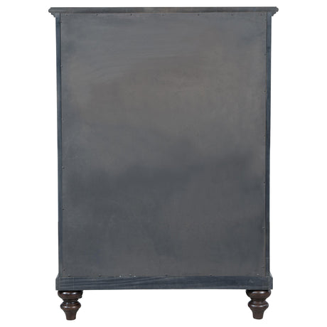 Andover Dark Oak 5-Drawer Chest from Coaster - Luna Furniture