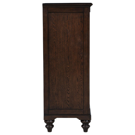 Andover Dark Oak 5-Drawer Chest from Coaster - Luna Furniture