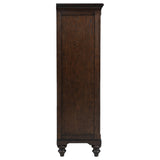 Andover Dark Oak 6-Drawer Tempered Glass Door Chest from Coaster - Luna Furniture