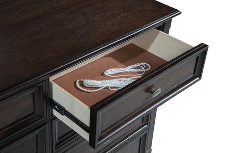 Andover Dark Oak 8-Drawer Dresser from Coaster - Luna Furniture