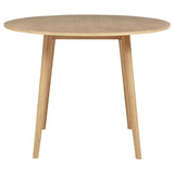 Andrews Light Ash 5-Piece Round Counter Height Dining Set from Coaster - Luna Furniture
