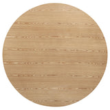 Andrews Light Ash 5-Piece Round Wood Dining Room Set from Coaster - Luna Furniture
