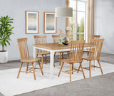 Andrews Light Ash 7-Piece Rectangular Dining Set from Coaster - Luna Furniture