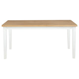 Andrews Light Ash 7-Piece Rectangular Dining Set from Coaster - Luna Furniture