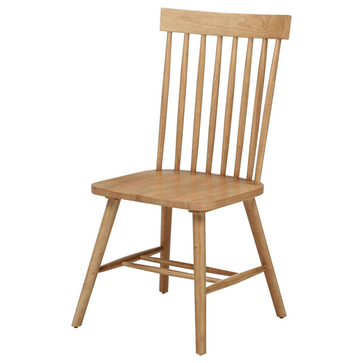 Andrews Light Ash Windsor Spindle Back Dining Side Chair, Set of 2 from Coaster - Luna Furniture