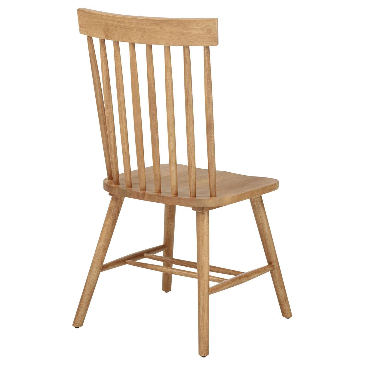 Andrews Light Ash Windsor Spindle Back Dining Side Chair, Set of 2 from Coaster - Luna Furniture