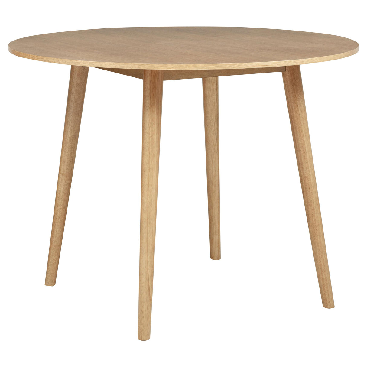 Andrews Light Ash and Black 5-Piece Round Counter Dining Set from Coaster - Luna Furniture