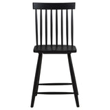 Andrews Light Ash and Black 5-Piece Round Counter Dining Set from Coaster - Luna Furniture
