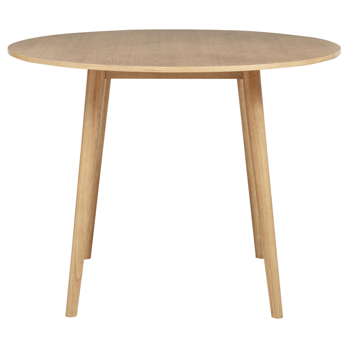 Andrews Light Ash and White 5-Piece Round Counter Dining Set from Coaster - Luna Furniture