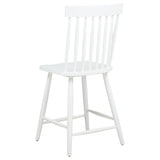 Andrews Light Ash and White 5-Piece Round Counter Dining Set from Coaster - Luna Furniture