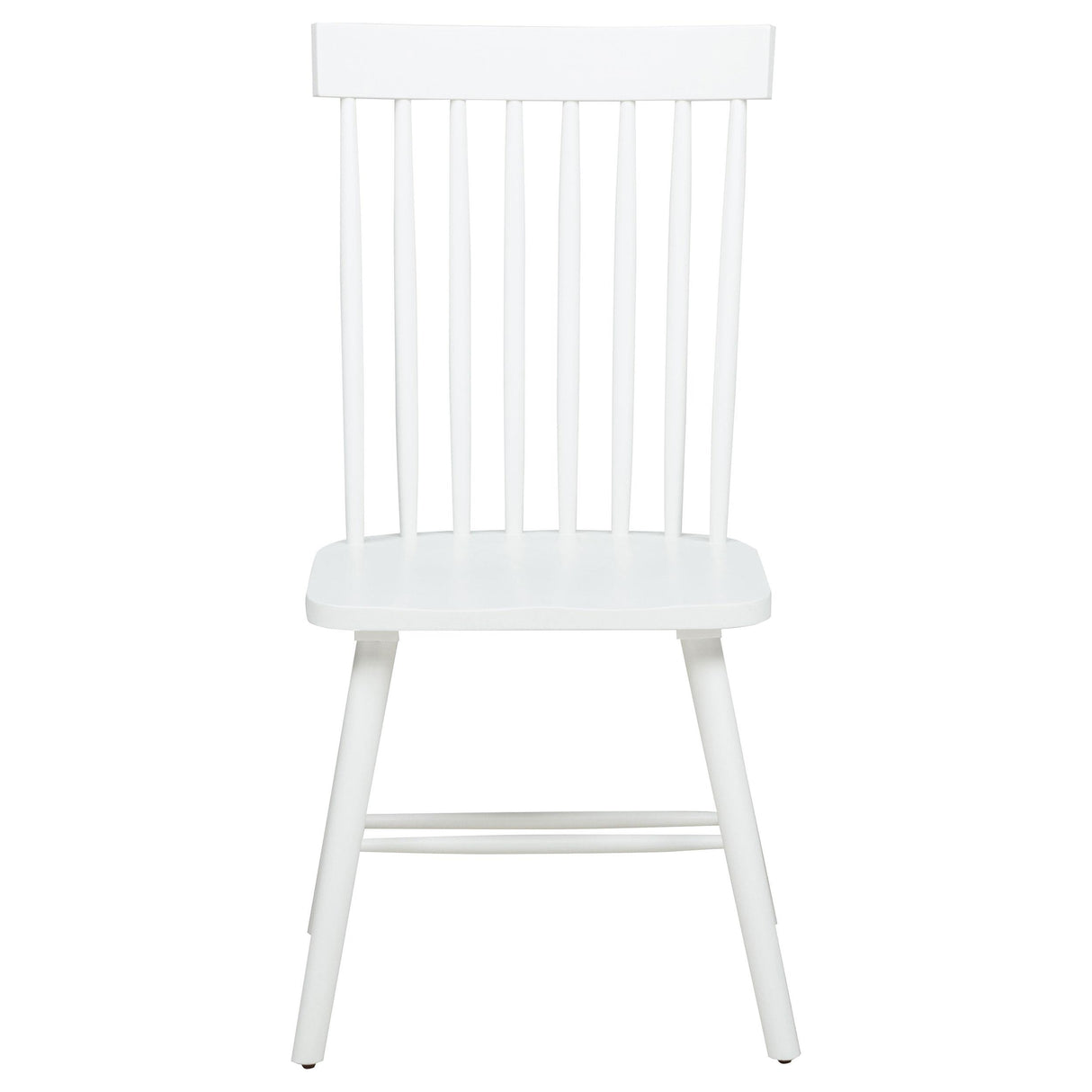 Andrews Light Ash and White 5-Piece Round Dining Room Set from Coaster - Luna Furniture