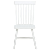 Andrews Light Ash and White 5-Piece Round Dining Room Set from Coaster - Luna Furniture