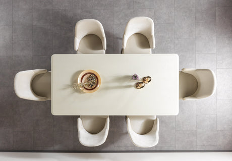 Anica Ivory 7-Piece Dining Set from Nova Furniture - Luna Furniture