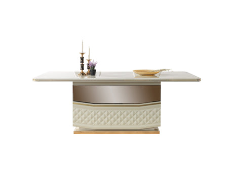 Anica Ivory 7-Piece Dining Set from Nova Furniture - Luna Furniture