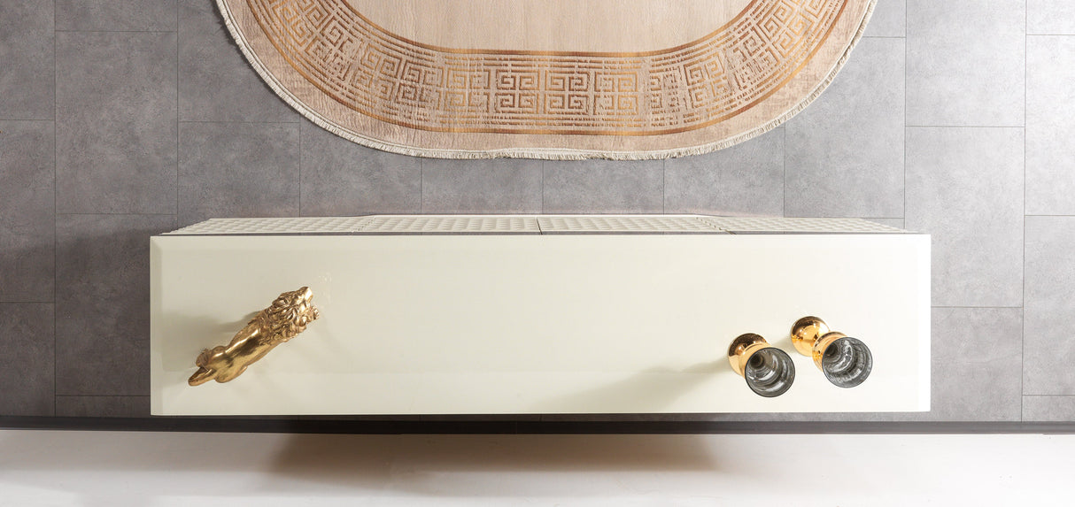 Anica Ivory Dining Server from Nova Furniture - Luna Furniture