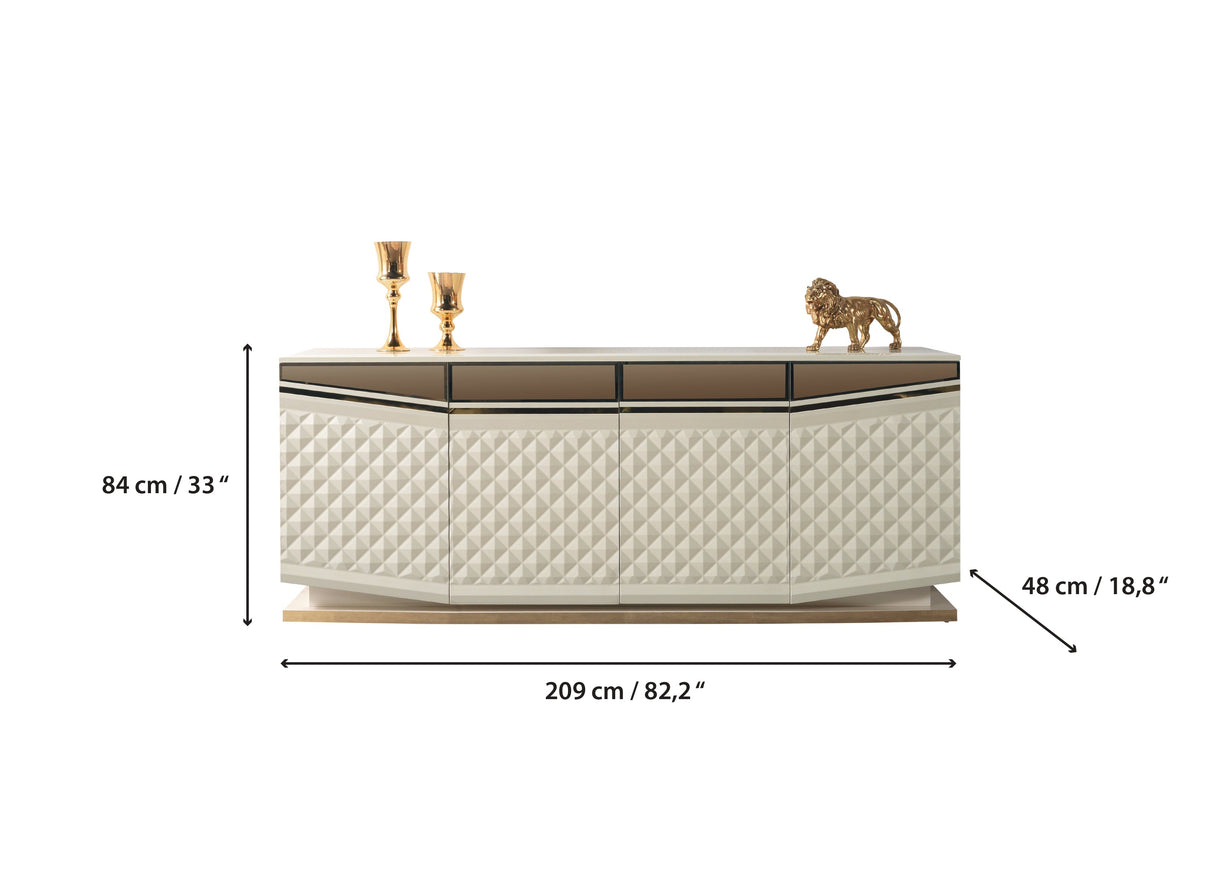 Anica Ivory Dining Server from Nova Furniture - Luna Furniture