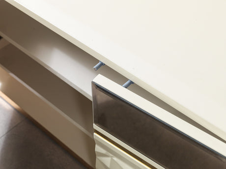 Anica Ivory Tv Stand from Nova Furniture - Luna Furniture