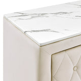 Annabelle Ivory Nightstand from Crown Mark - Luna Furniture